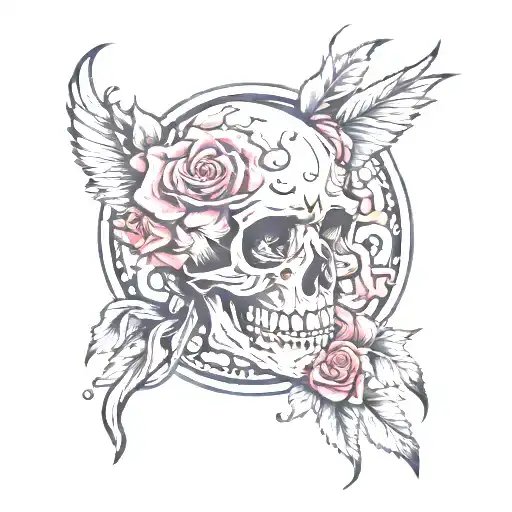 suicidal thoughts tattoo design idea