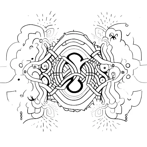 Simple heartbeat line incroporating dates may 22 1961  and dec 6 2003 tattoo design idea