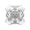 metatron's cube, 4 elementos tattoo design idea