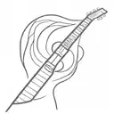 guitar tattoo design idea