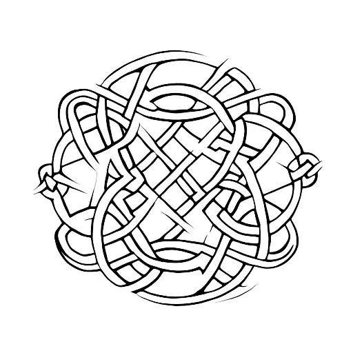 Celtic Knot tattoo design idea