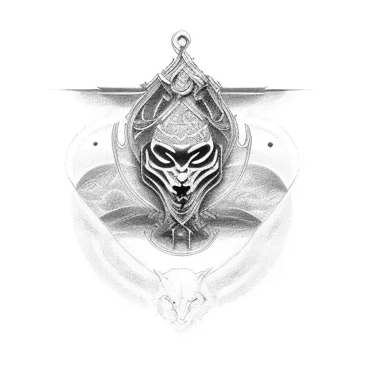 family, strength, protector tattoo design idea