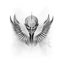 Valkyr Wings tattoo design idea