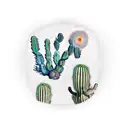 van gogh cactus landscape tattoo design idea