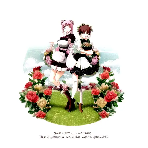 A realistic depiction of a rose and thistle intertwined, representing the harmony between Scotland and England tattoo design idea