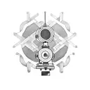 microscope tattoo design idea