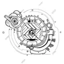 microscope tattoo design idea