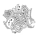 microscope tattoo design idea