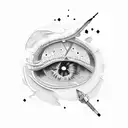 microscope tattoo design idea