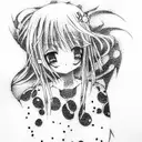 Anime print tattoo design idea