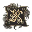 2 XO symbols tattoos subtly show your affection for one another with the classic universal symbols for a hu tattoo design idea