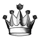 King's Crown on shell tattoo design idea