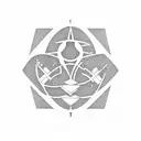 Teslas 369 diagram with the number 1984 involved tattoo design idea