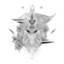 long skinny tattoo tattoo design idea