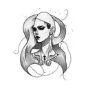 long skinny tattoo tattoo design idea