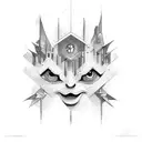 Astroworld  tattoo design idea