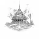 Astroworld  tattoo design idea