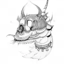 China Paris tattoo design idea