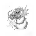 China Paris tattoo design idea