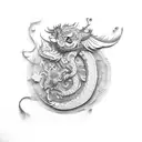 China Paris tattoo design idea