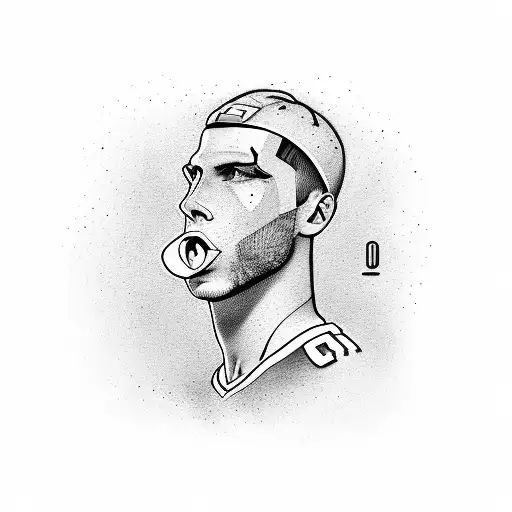 the boy is a football player drunk whore intelligent liked by all tattoo design idea