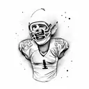 the boy is a football player drunk whore intelligent liked by all tattoo design idea