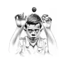 the boy is a football player drunk whore intelligent liked by all tattoo design idea