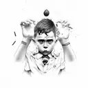 the boy is a football player drunk whore intelligent liked by all tattoo design idea