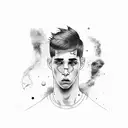 the boy is a football player drunk whore intelligent liked by all tattoo design idea