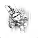 bioshock big daddy tattoo design idea