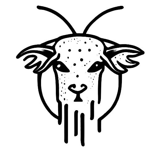 sacrificial lamb tattoo design idea