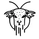 sacrificial lamb tattoo design idea