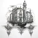 Venice tattoo design idea