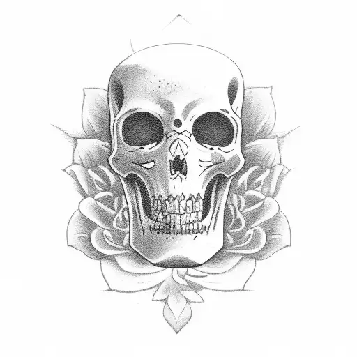 tombstone  tattoo design idea