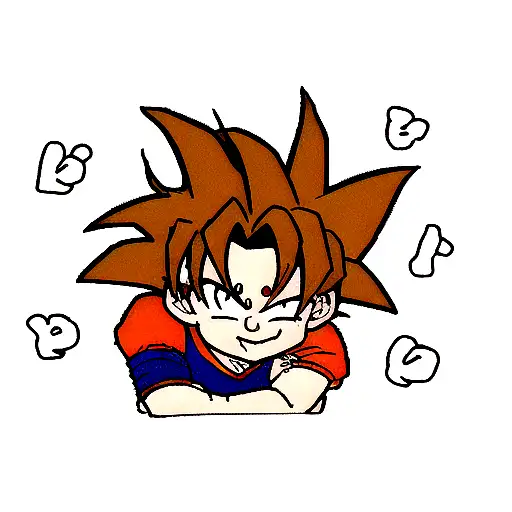goku gohan goten  father son tattoo tattoo design idea