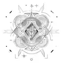 alchemy equation tattoo design idea