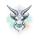 aries tattoo design idea
