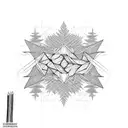 Electric Forest tattoo design idea