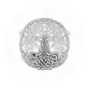 celtic tree of life tattoo design idea