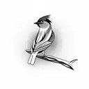 Bird tattoo design idea