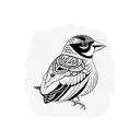 Bird tattoo design idea