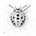 Ladybug tattoo design idea