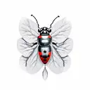 Ladybug tattoo design idea