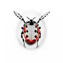 Ladybug tattoo design idea