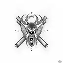 Romania hooligans tattoo design idea