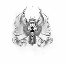 Romania hooligans tattoo design idea