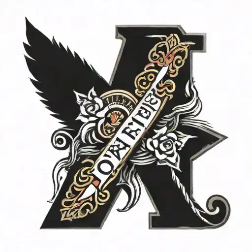 a tattoo that says "Owned By Mxxx" tattoo design idea