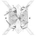 Orca in the sky  tattoo design idea