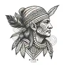mapuche  tattoo design idea