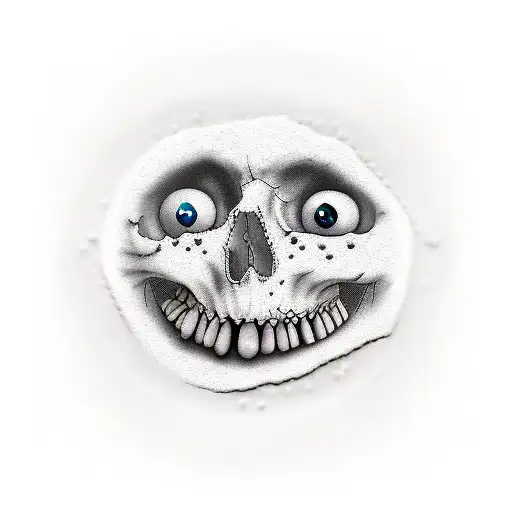 cookie with bite missing  tattoo design idea